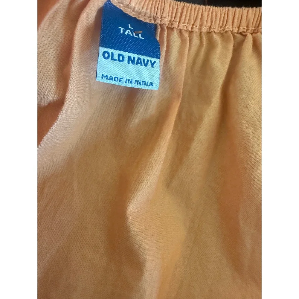 Old Navy orange smocked
